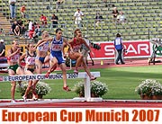 Am 23.+24.06.2007 kommt die Leichtatletik zurück ins Olympiastadion. Finale des SPAR Europacups (Foto: Martin Schmitz)